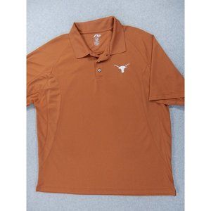 Texas Longhorns‎ GAME DAY Short Sleeve Polo Shirt (Men's XL) Burnt Orange